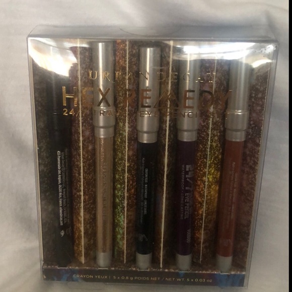 New Urban Decay 24/7 Glide-On Eye Pencil Travel Set of 5 Hex Remedy 0.03 oz each - Picture 3 of 5